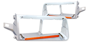 Freightliner FLD 120 Headlight Bezel w/ LED Turn Signal – Driver Side - Image 2